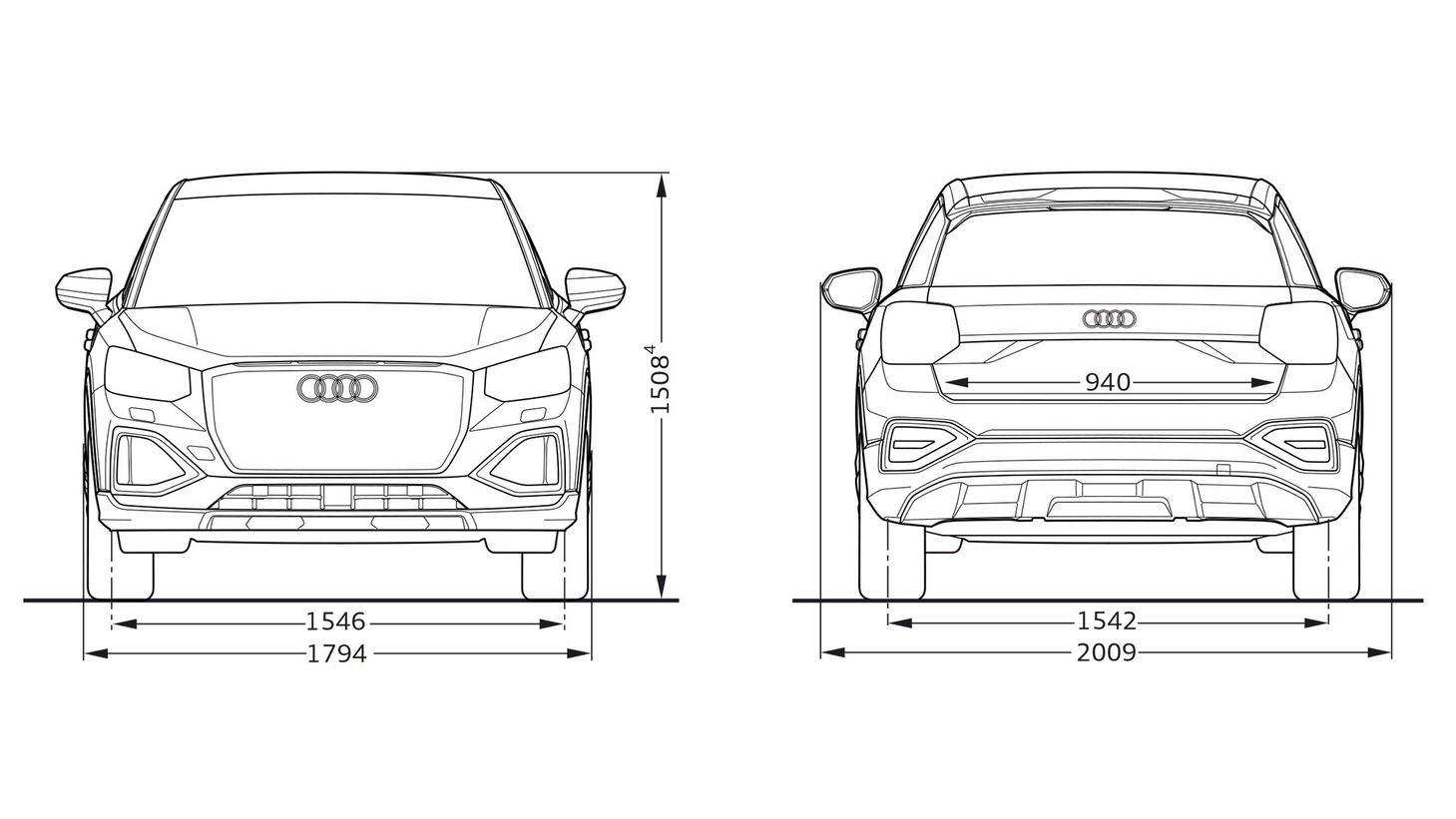 diemsiones audi q2